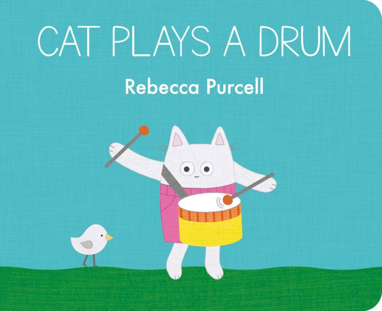 Cover image for the book "Cat Plays A Drum"