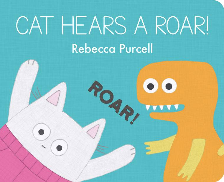 Cover image for the book "Cat Hears A Roar"