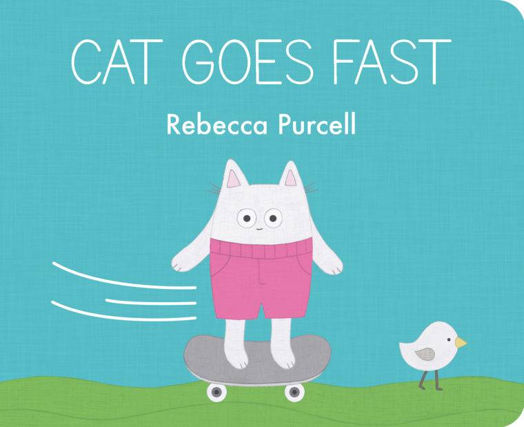 Cover image for the book "Cat Goes Fast"