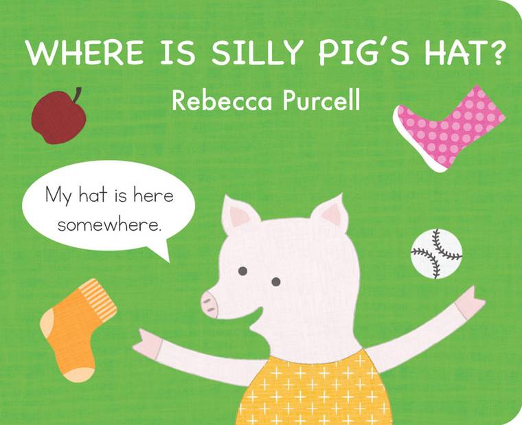 Cover image for the book "Where Is Silly Pig's Hat?"