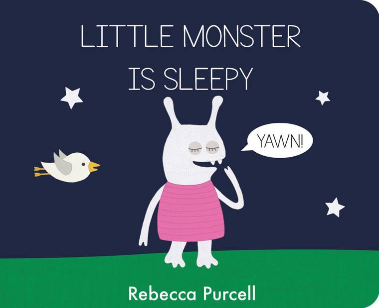 Cover image for the book "Little Monster Is Sleepy"