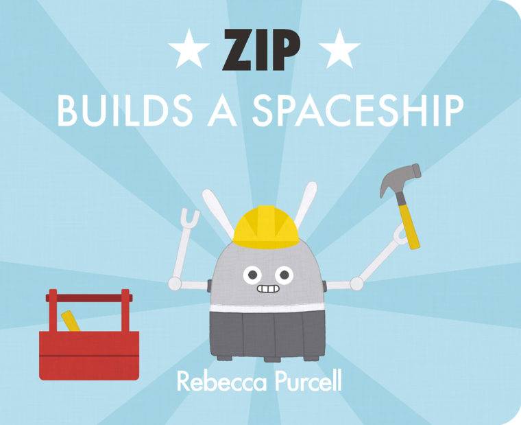 Cover image for the book "Zip Builds A Spaceship"