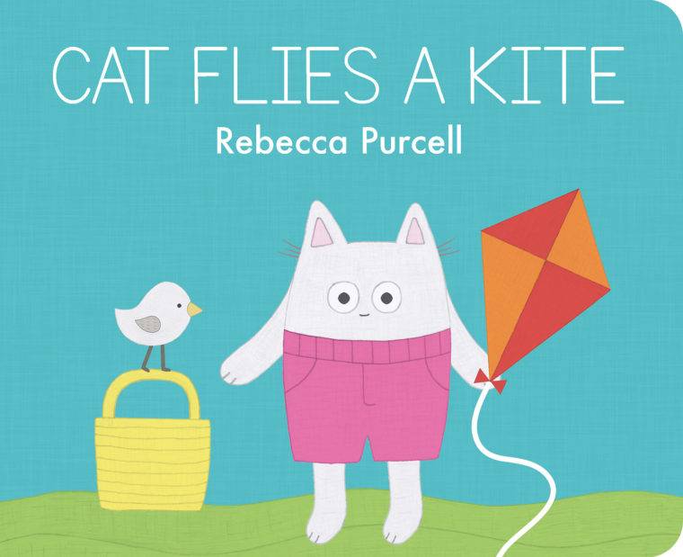 Cover image for the book "Cat Flies a Kite"